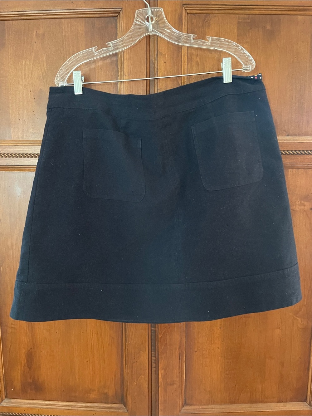 Boden skirt, navy blue, back zip, sz 16